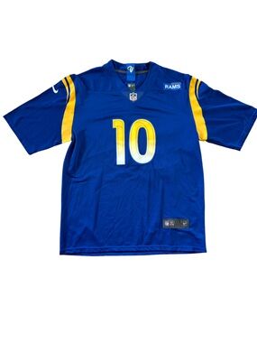 Nike Cooper Kupp Rams Jersey #10 Blue NFL Football Mens 3XL XXXL